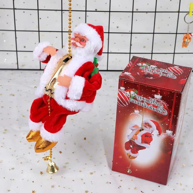 Climbing Santa Holiday Display Toy – Festive Showstopper
