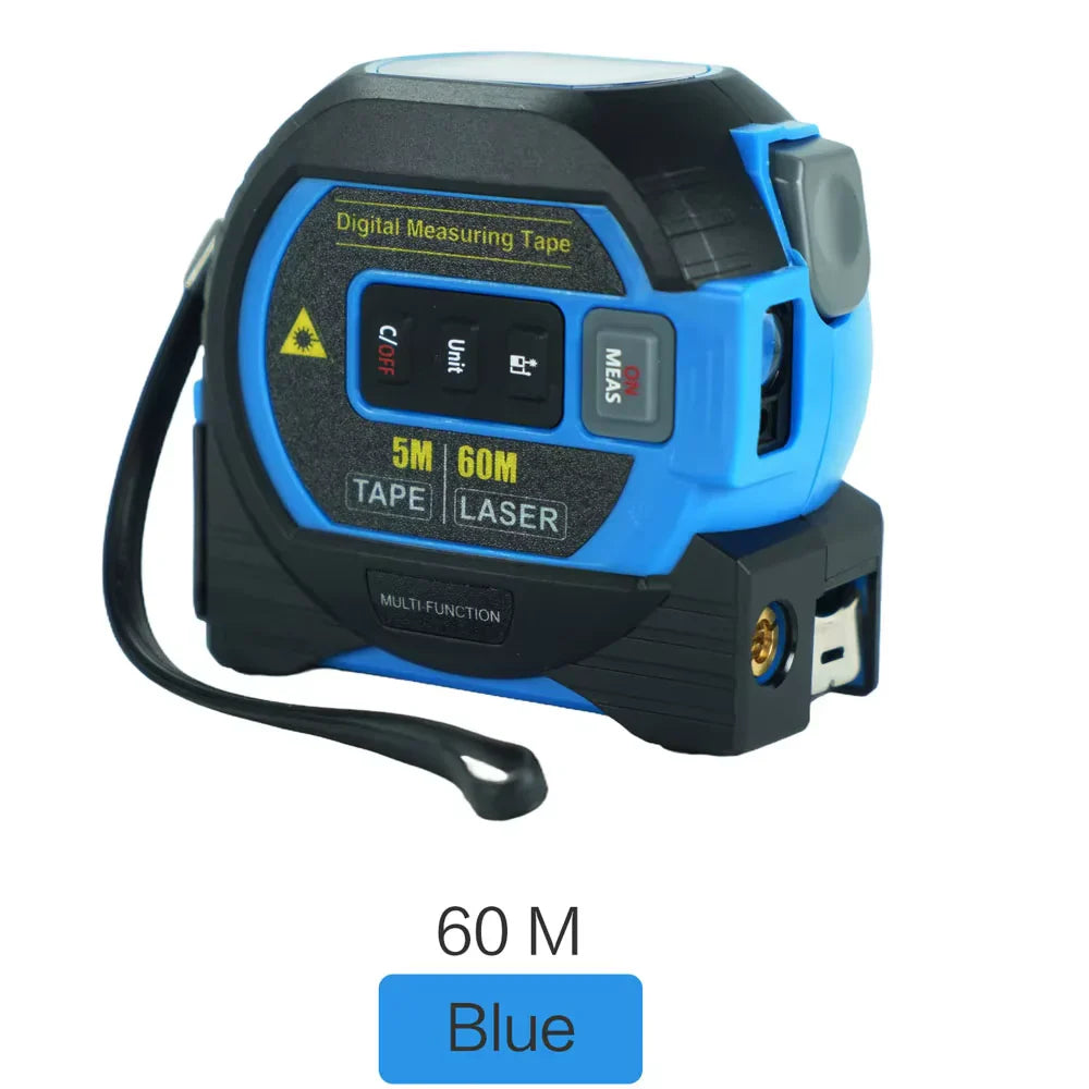 3-in-1 Laser Tape Measure (40/60M) – Long-Range Accuracy, Instant Results