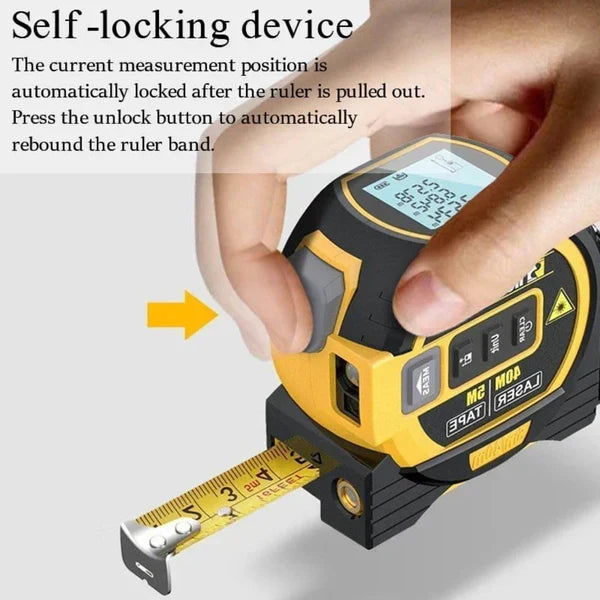 3-in-1 Infrared Laser Tape – Precision Measuring Made Simple