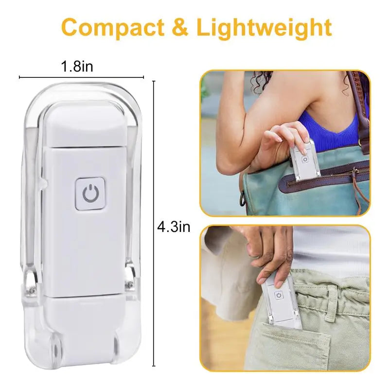 Clip-On LED Book Light – Read All Night, Sleep Easy
