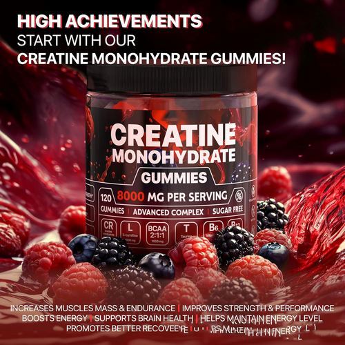 Creatine Muscle Boost Gummies – Fuel Your Gains, Love the Taste