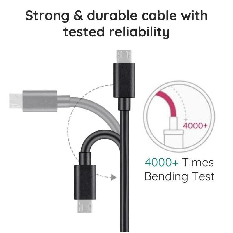 10ft Premium Micro USB Cable – Faster Charging, Built to Last