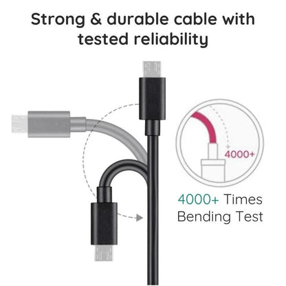 10ft Premium Micro USB Cable – Faster Charging, Built to Last