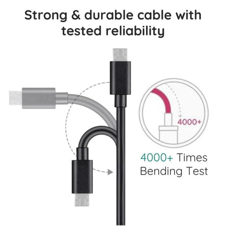 10ft Premium Micro USB Cable – Faster Charging, Built to Last