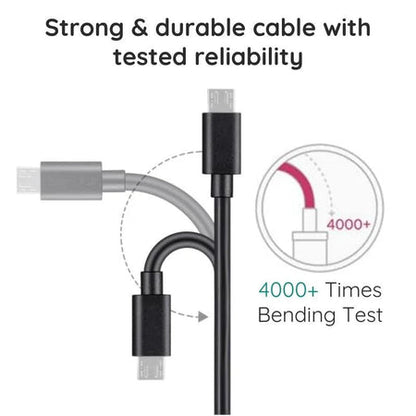 10ft Premium Micro USB Cable – Faster Charging, Built to Last
