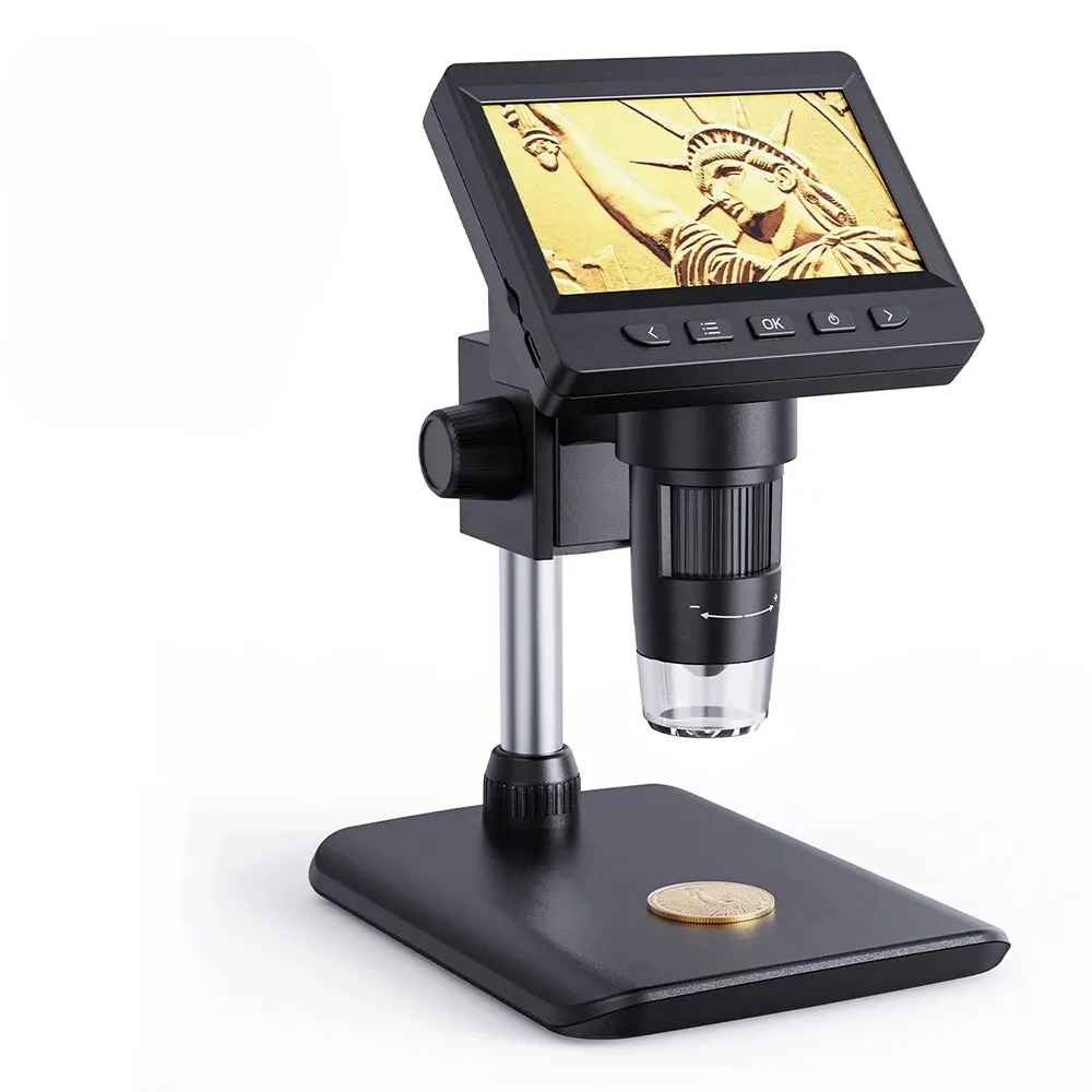 4.3" Digital Soldering Microscope – See Every Detail, Solder with Confidence