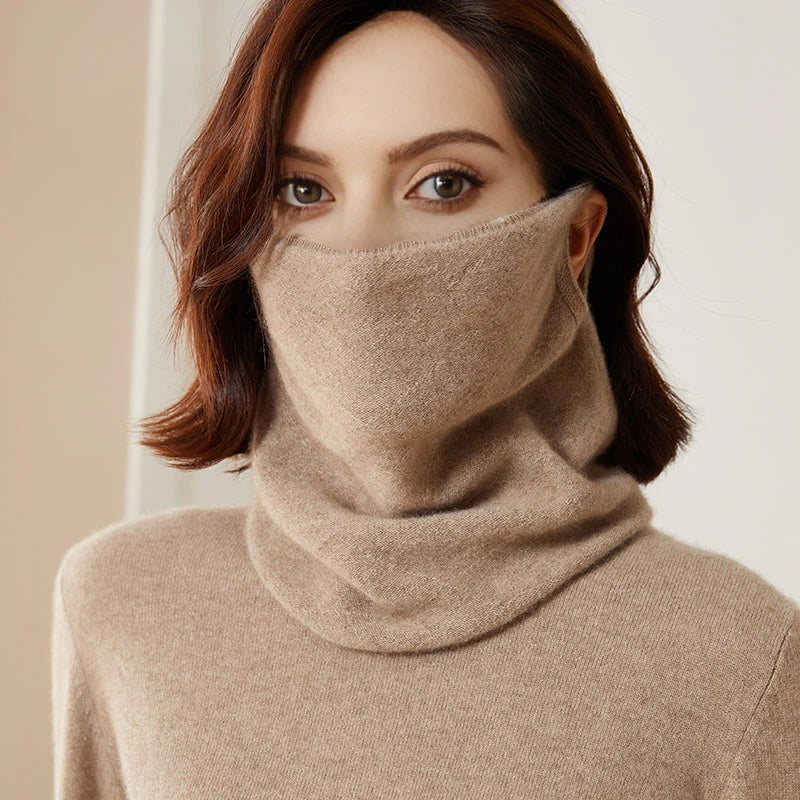 Merino Wool Face Mask & Scarf – Luxury Warmth, All-Day Comfort