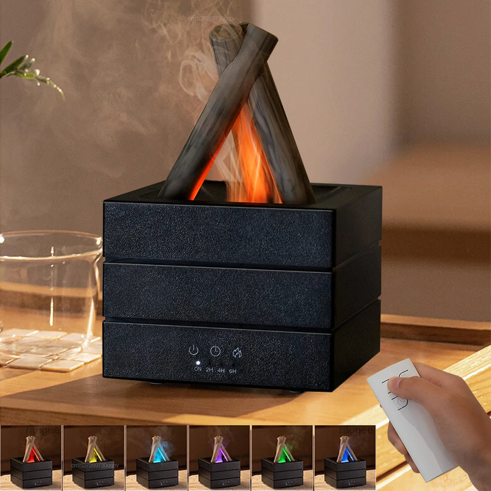Flame Effect Aroma Diffuser & Humidifier – Ambience You Can Breathe In