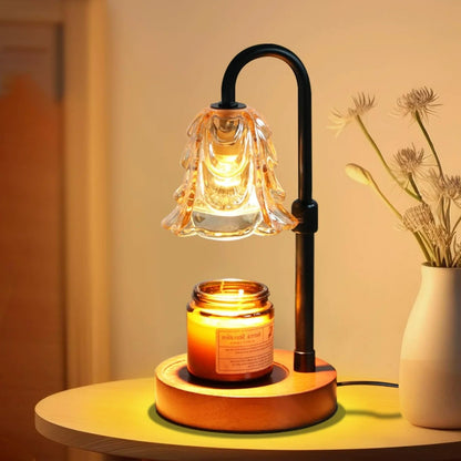 Dimmable Flower Candle Warmer Lamp – Fill Your Home With Scent & Light