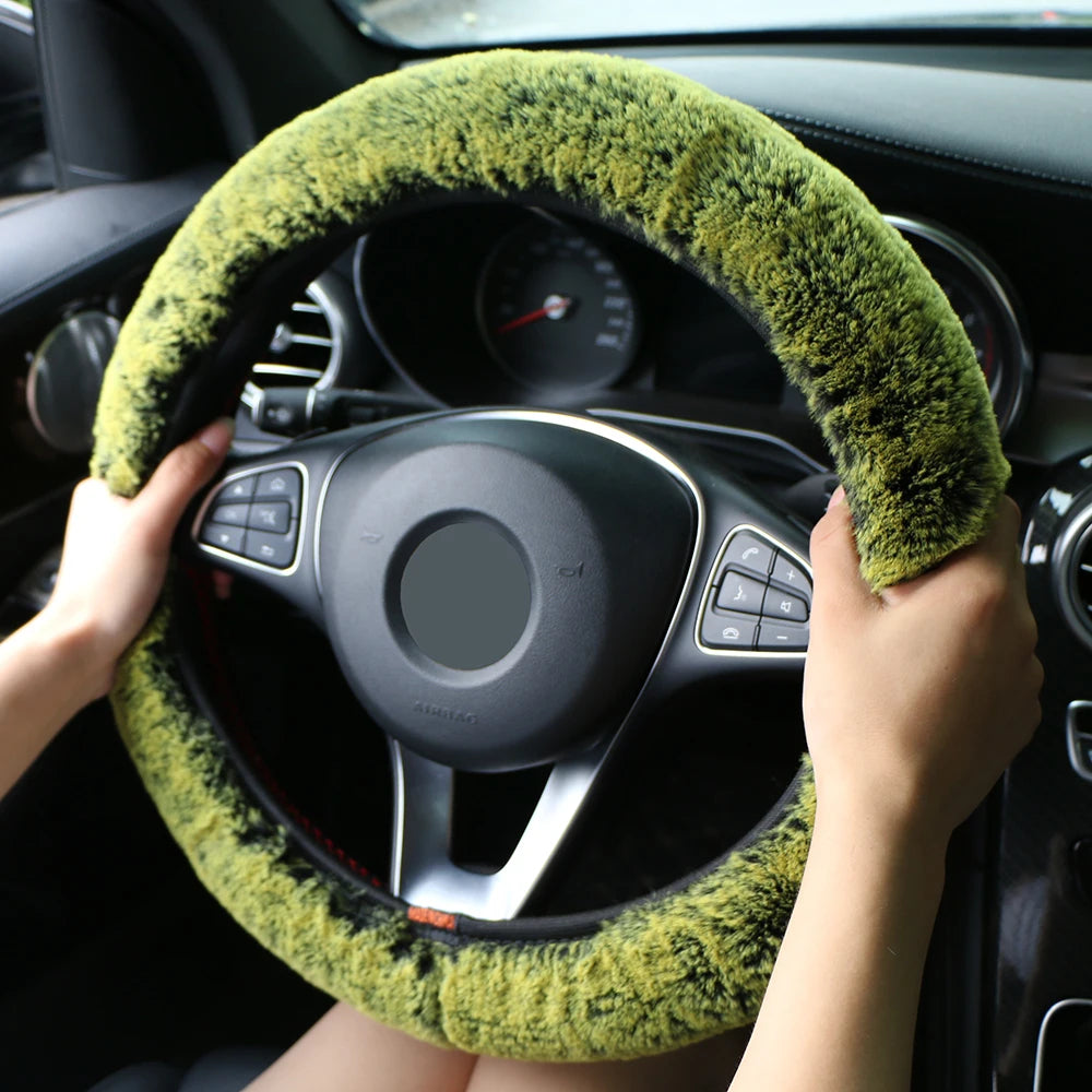 Plush Winter Steering Wheel Cover – Make Every Cold Drive Comfortable