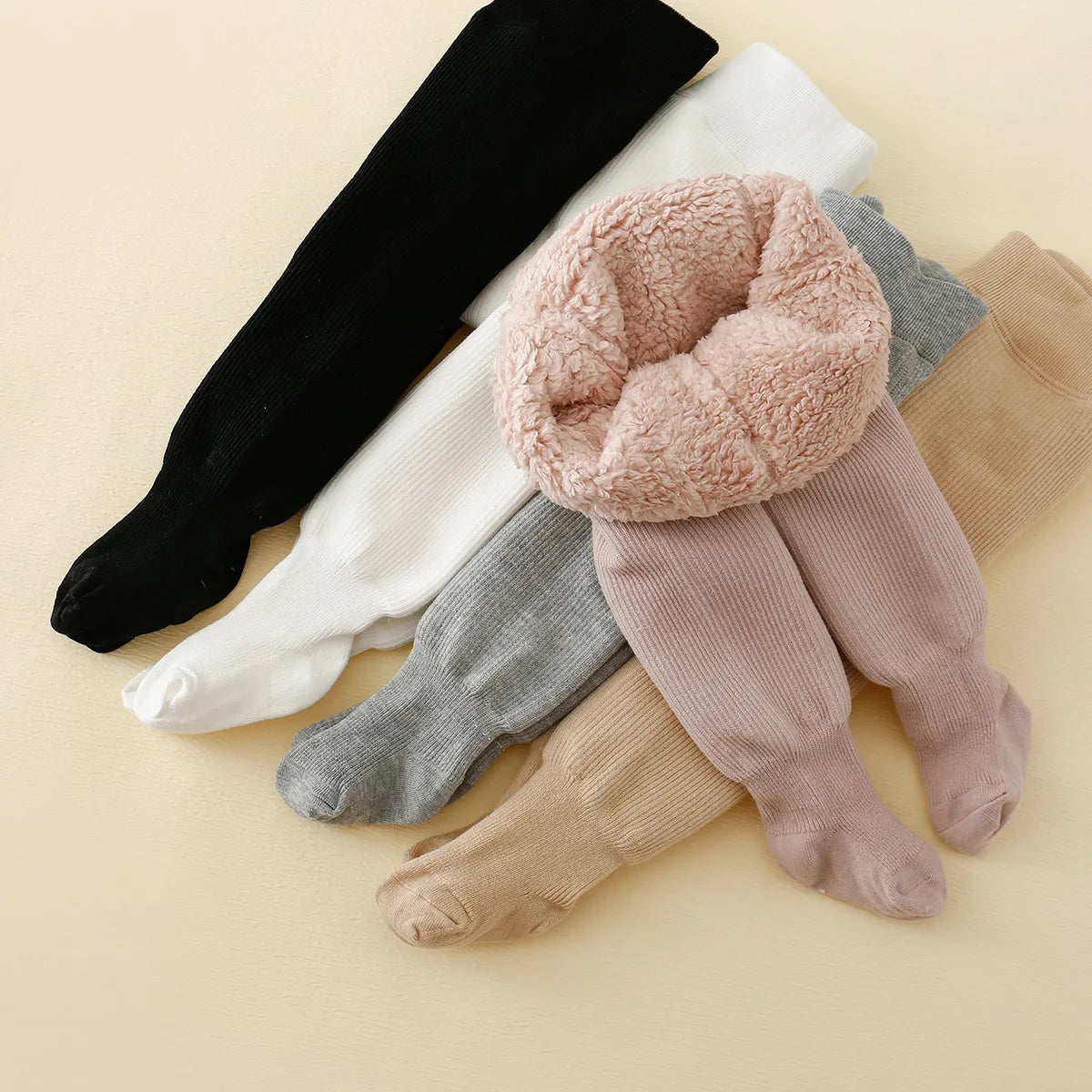 Kids Fleece-Lined Winter Leggings – Warm Legs for Cold Days