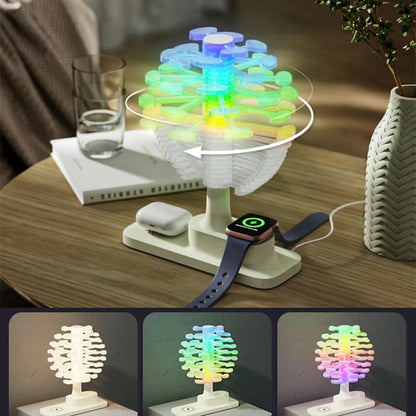 Spiral Tree Lamp with Wireless Charger – Lighting & Charging in One