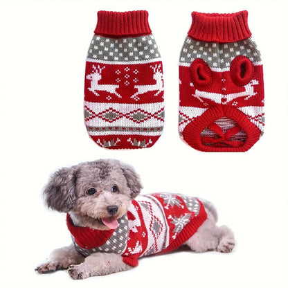 Knitted Christmas Dog Sweater – Because Your Dog Deserves Festive Too