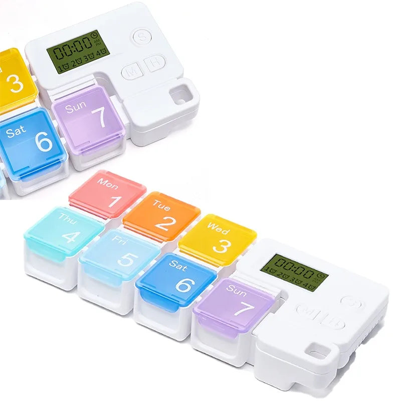 Smart 7-Day Pill Organizer – Never Miss a Dose Again