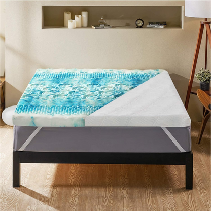 Cooling Egg Crate Mattress Topper – Sleep Cooler, Wake Refreshed