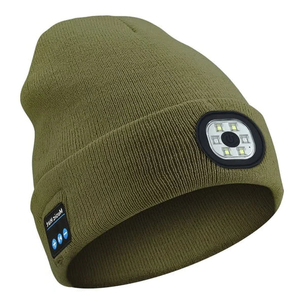 3-in-1 Bluetooth Beanie – Music, Warmth & Visibility in One