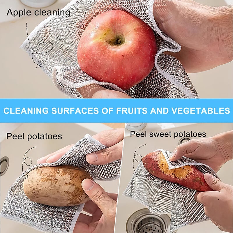 20-Pack Microfiber Cleaning Cloths – Scratch-Free Shine, Every Surface