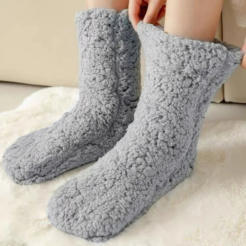 Plush Indoor Winter Socks – Soft, Warm & Perfect for Cold Floors
