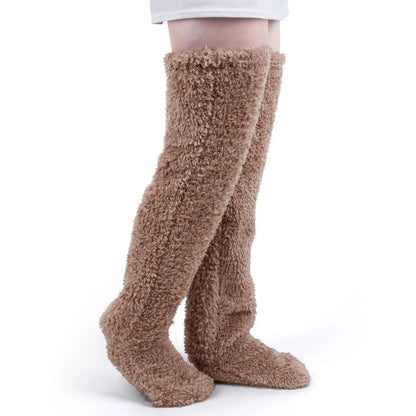 Fuzzy Thigh-High Socks – Stay Cosy from Hip to Toe