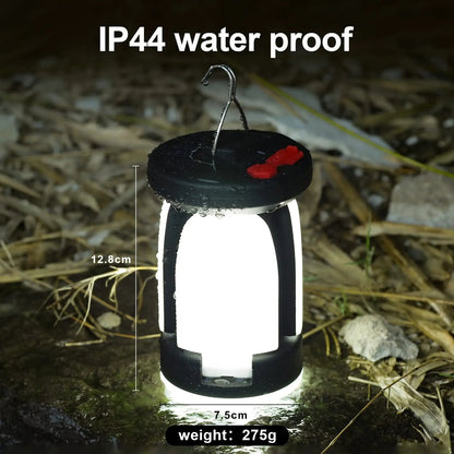Solar & USB Folding Camping Lantern – Light Up Any Adventure