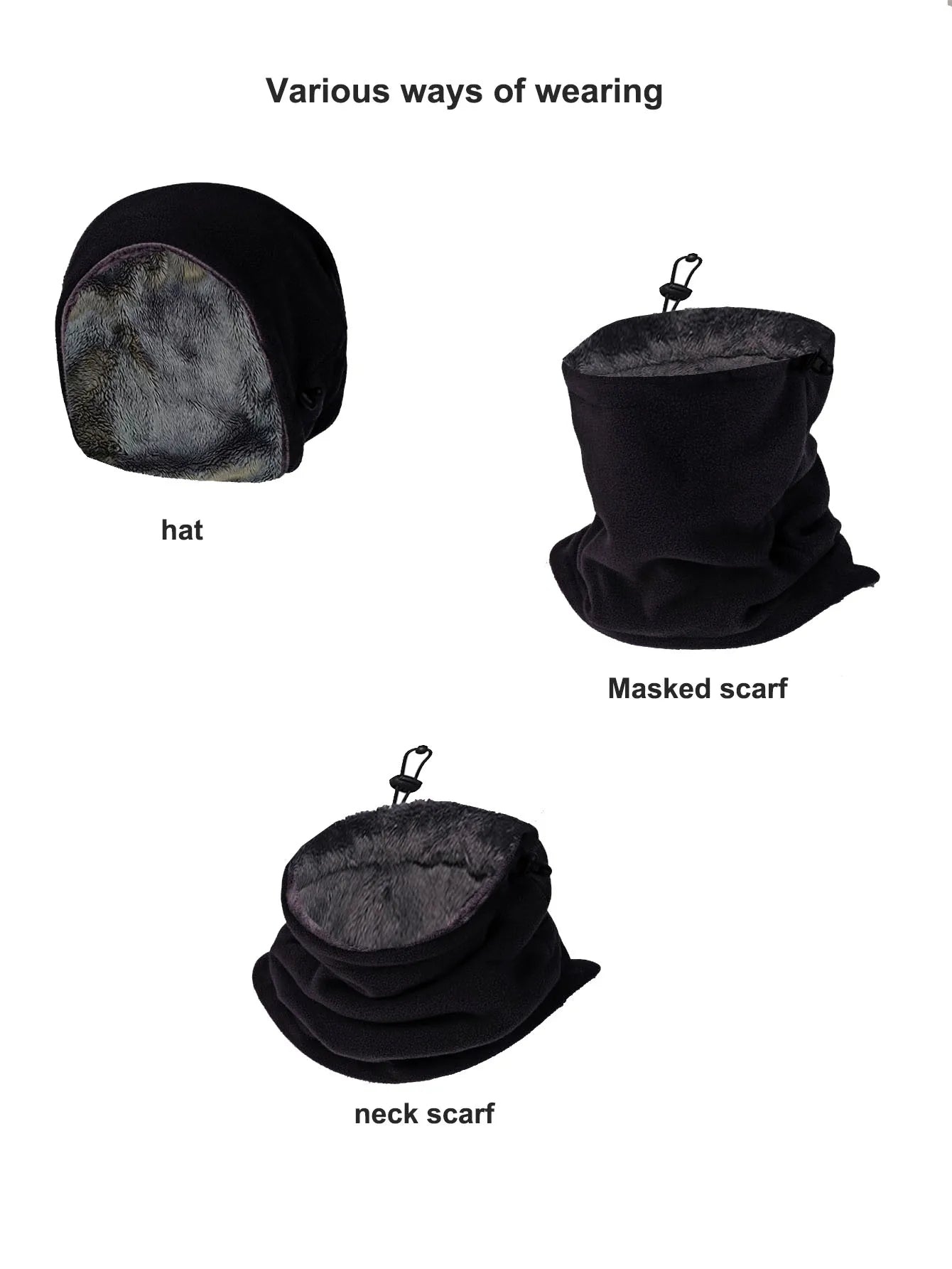 Fleece Balaclava Face Mask – Full Wind Protection in One Piece