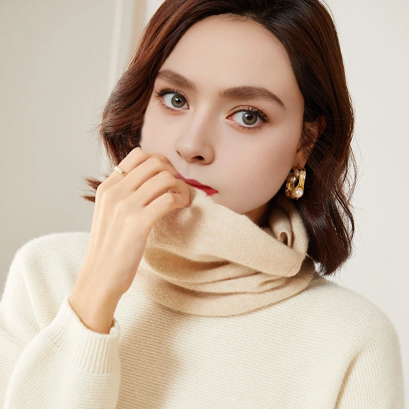 Merino Wool Face Mask & Scarf – Luxury Warmth, All-Day Comfort