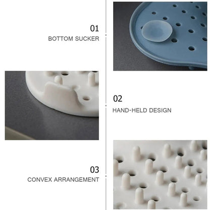Spiral Shower Drain Hair Catcher – Block Every Strand, Not the Flow