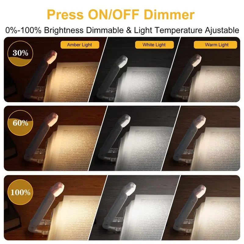 Clip-On LED Book Light – Read All Night, Sleep Easy