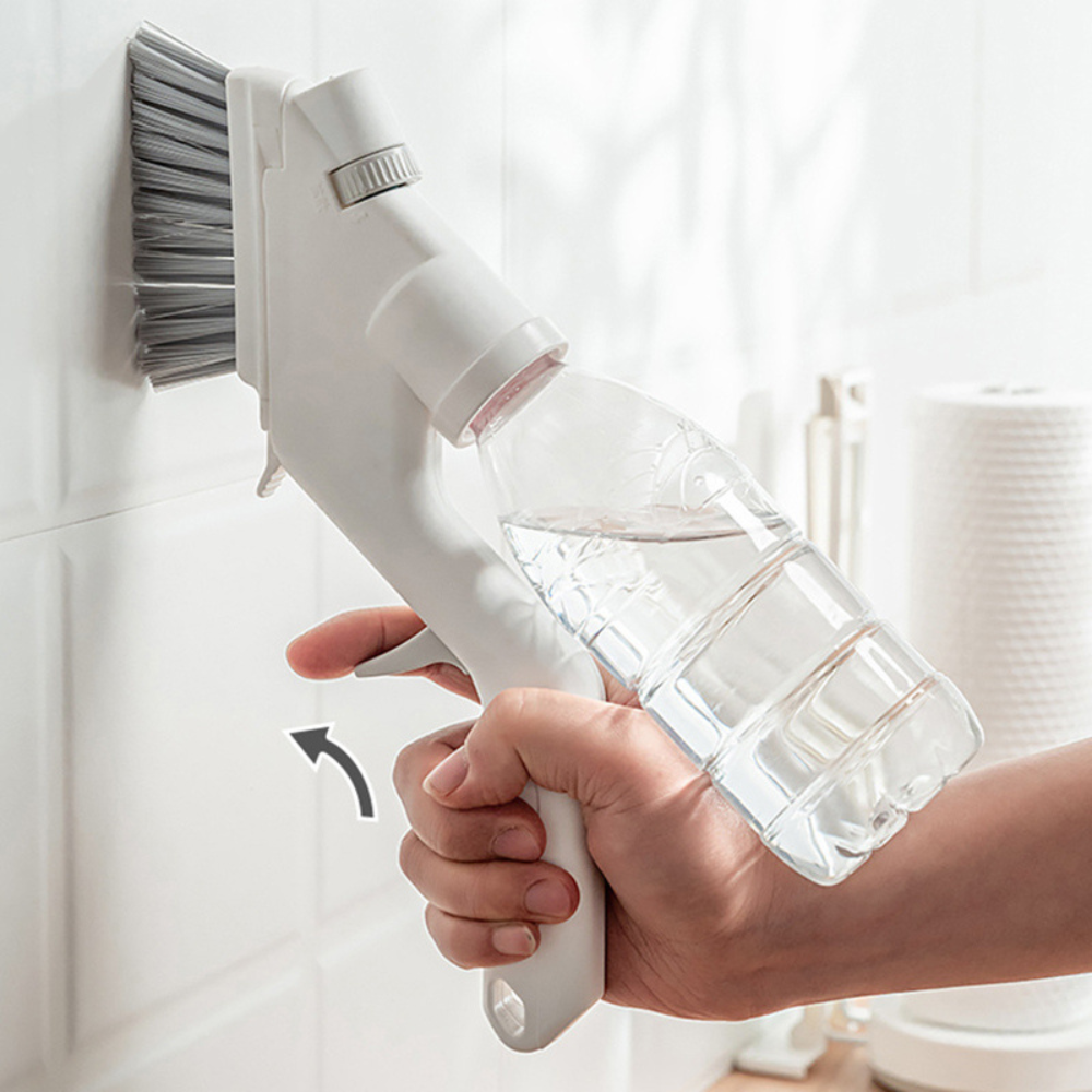 4-in-1 Bathroom Cleaning Tool – Interchangeable Heads for Every Surface