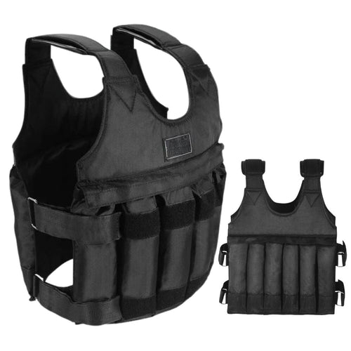 Adjustable 110lb Weighted Vest – Build Strength, Anywhere