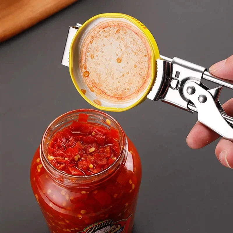 Adjustable Stainless Steel Jar Opener – No More Struggling with Stubborn Lids
