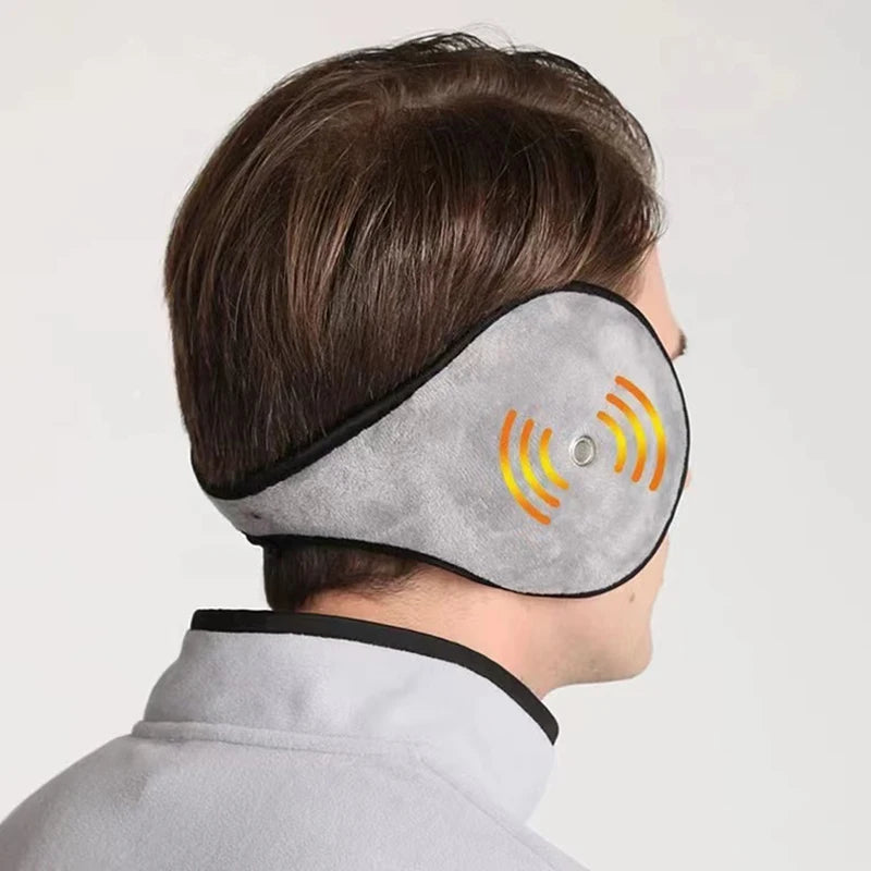 Plush Winter Ear Muffs with Earpiece Access – Stay Warm, Stay Connected