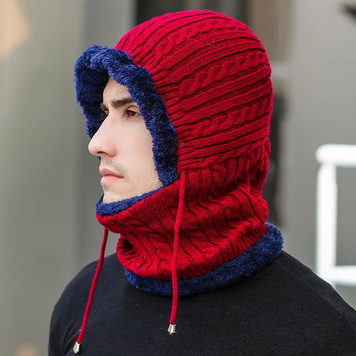 Knit Balaclava Hat & Scarf Set – Total Cold-Weather Protection