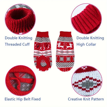Knitted Christmas Dog Sweater – Because Your Dog Deserves Festive Too