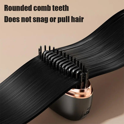 Cordless Ceramic Hair Straightener Comb – Style Your Hair Anywhere