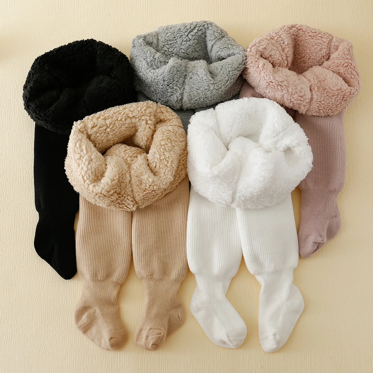 Kids Fleece-Lined Winter Leggings – Warm Legs for Cold Days