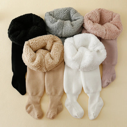 Kids Fleece-Lined Winter Leggings – Warm Legs for Cold Days