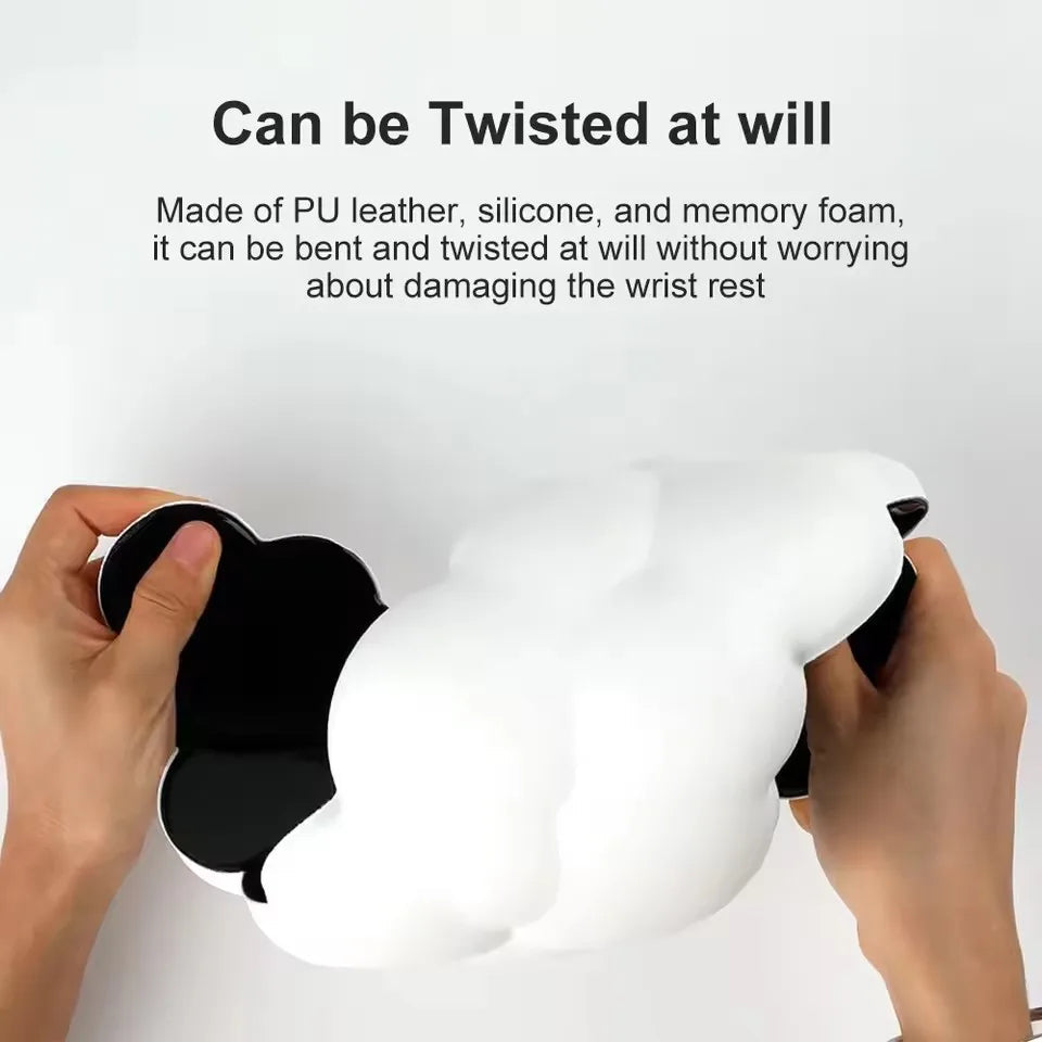 Memory Foam Cloud Wrist Rest – Work Longer, Hurt Less