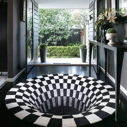 3D Vortex Illusion Rug – A Floor That Stops Everyone in Their Tracks