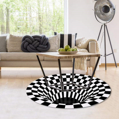3D Vortex Illusion Rug – A Floor That Stops Everyone in Their Tracks
