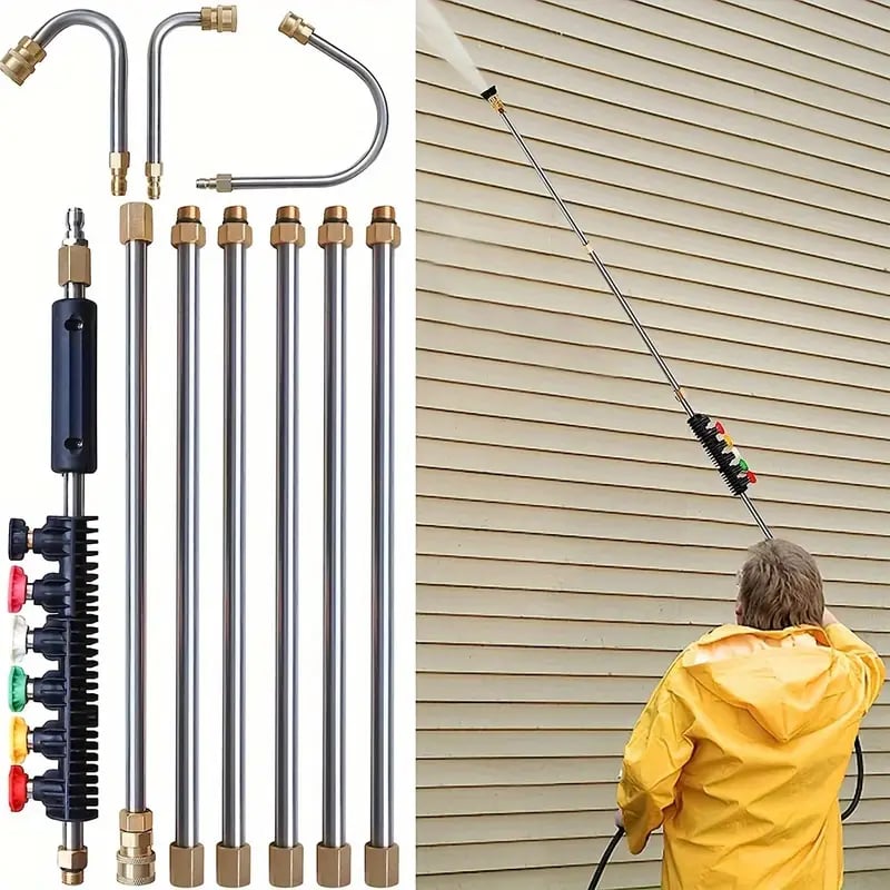 4000 PSI Telescoping Pressure Washer Wand – Clean Gutters Without the Ladder