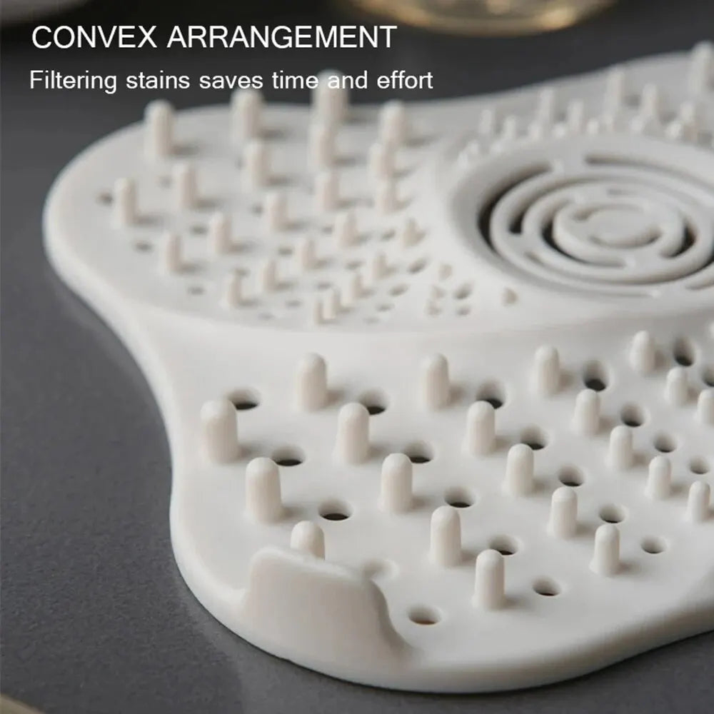 Spiral Shower Drain Hair Catcher – Block Every Strand, Not the Flow
