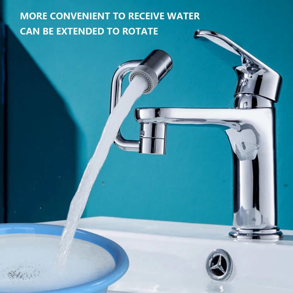 1080° Rotating Faucet Extender – Reach Every Corner of Your Sink