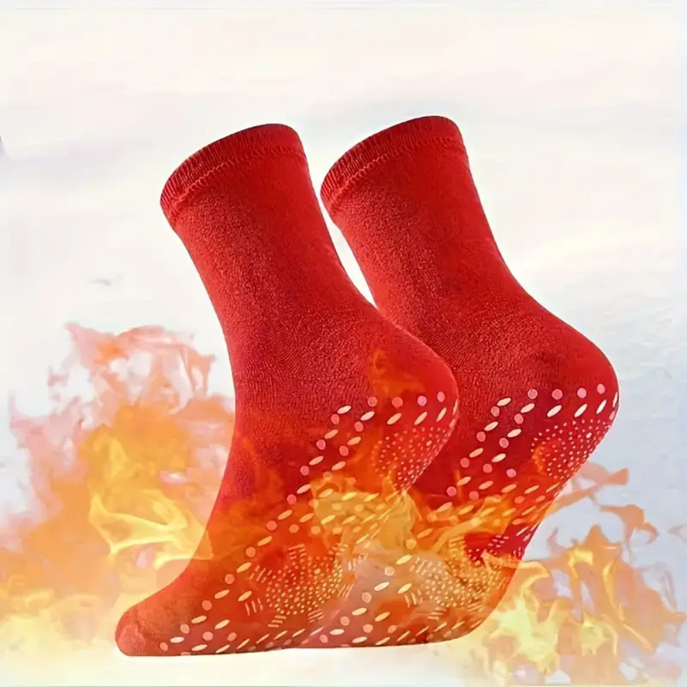 Self-Heating Winter Socks (5 Pairs) – Warm Feet, No Batteries Needed