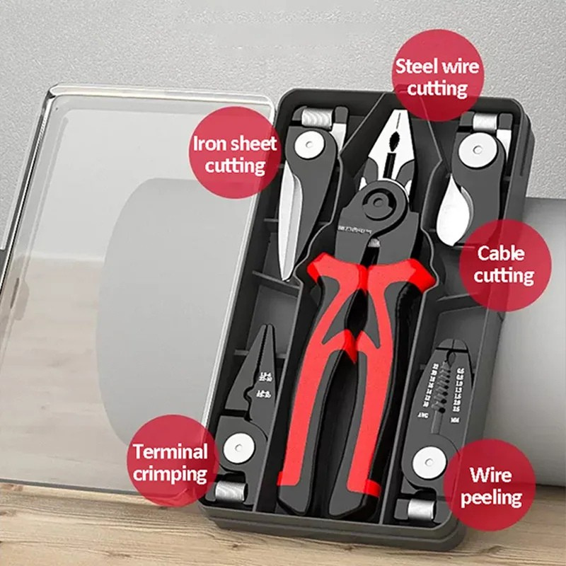 5-in-1 Electric Multifunctional Pliers Set – Every Wire Job, One Tool