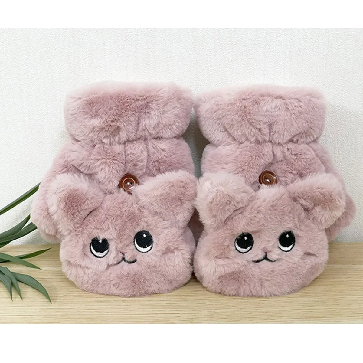 Plush Animal Fingerless Gloves – Adorably Warm, Wonderfully Practical
