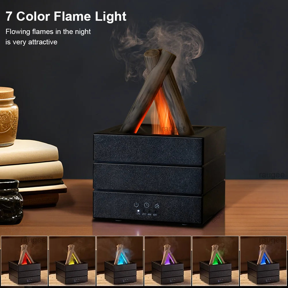 Flame Effect Aroma Diffuser & Humidifier – Ambience You Can Breathe In