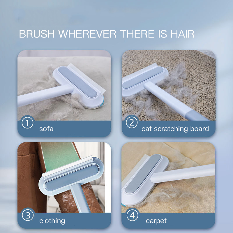 4-in-1 Pet Hair Remover Tool – Furniture, Clothes & Car Seats, Hair-Free