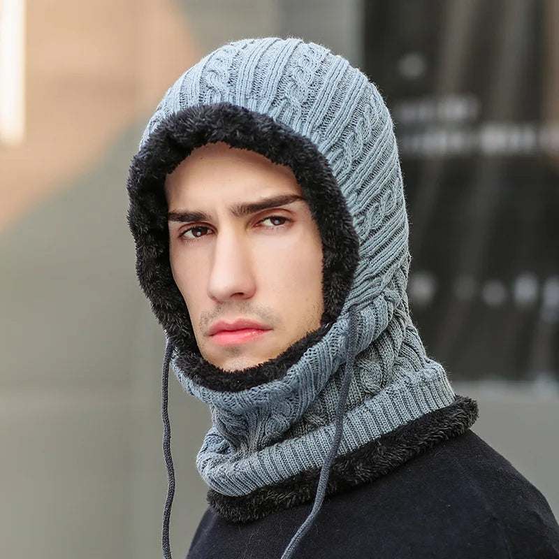 Knit Balaclava Hat & Scarf Set – Total Cold-Weather Protection