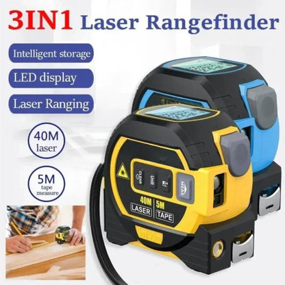 3-in-1 Infrared Laser Tape – Precision Measuring Made Simple